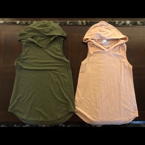 Hooded tank tops